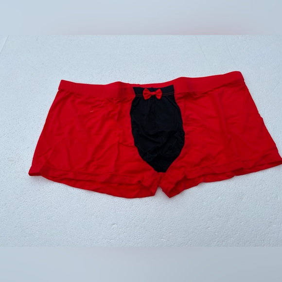 Mens Sexy Boxer Briefs Red & Black Boyfriend Husband Gift - Picture 6 of 12